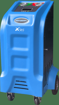 青いLED表示キーボード洗い流すサイト グラスが付いている自動車AC回復機械