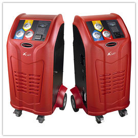 赤い自動車AC回復機械自動オイルの注入1000g/min充満速度
